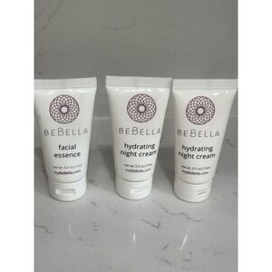 BeBella Hydrating Night Cream Facial Essence Lot Of 3 Travel Size